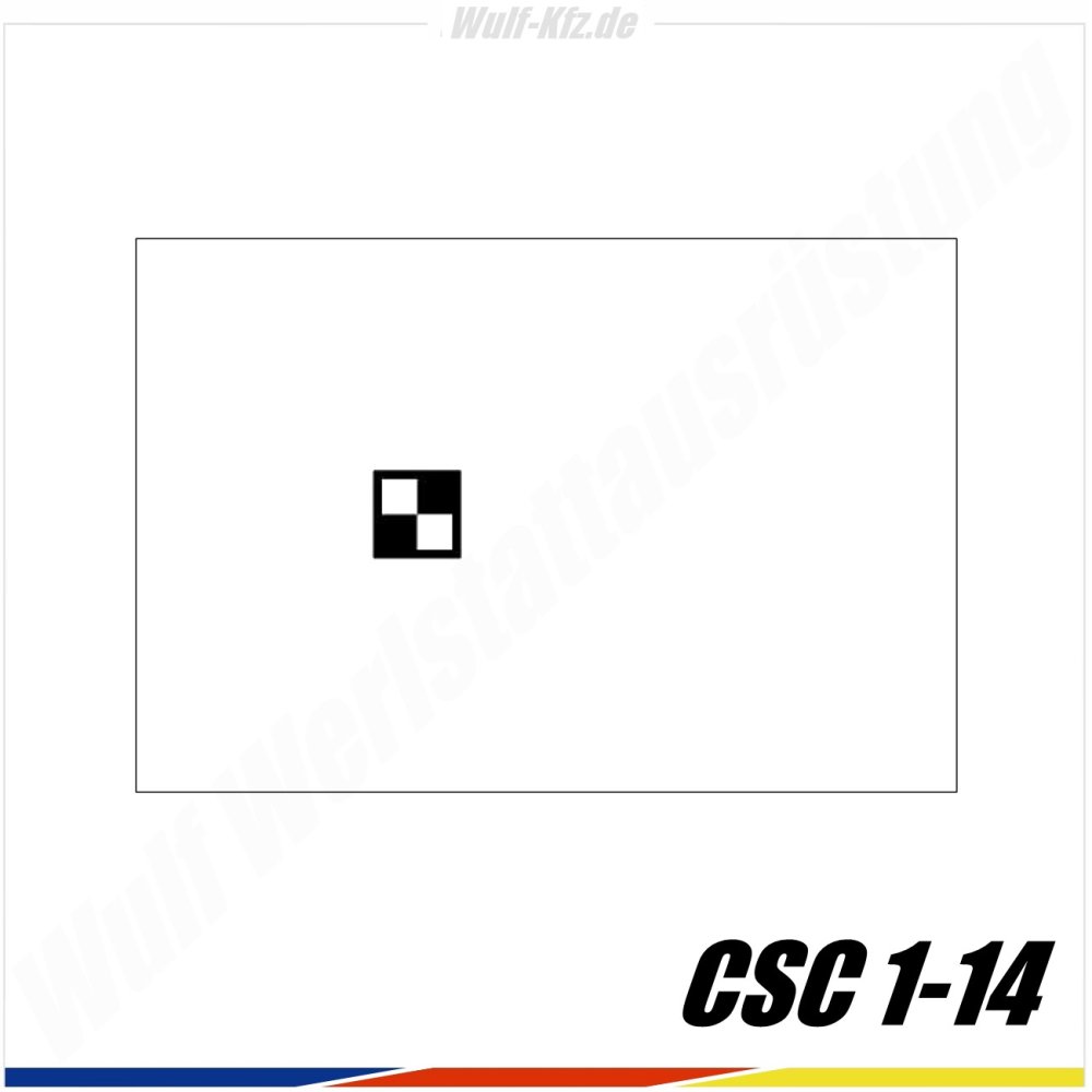 Hella Gutmann CSC-Tool Kalibriertafel Toyota CSC 1-14